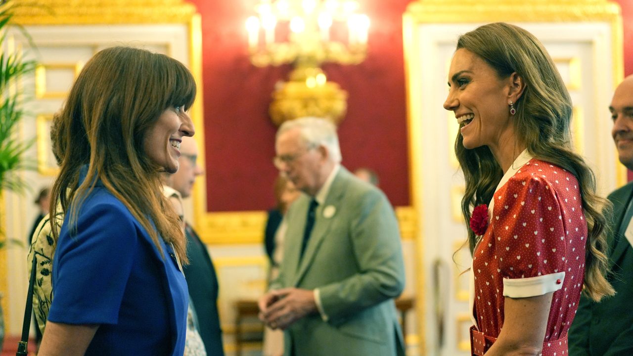 Kate and Davina McCall speak about cancer experiences at charity reception