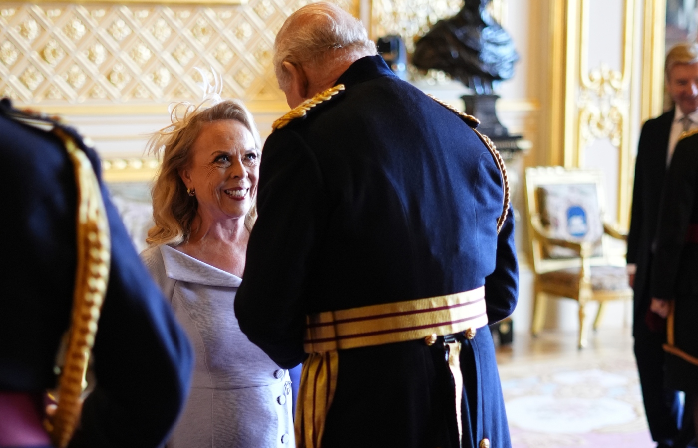 Dame Jayne spoke to the King (Jordan Pettitt/PA)