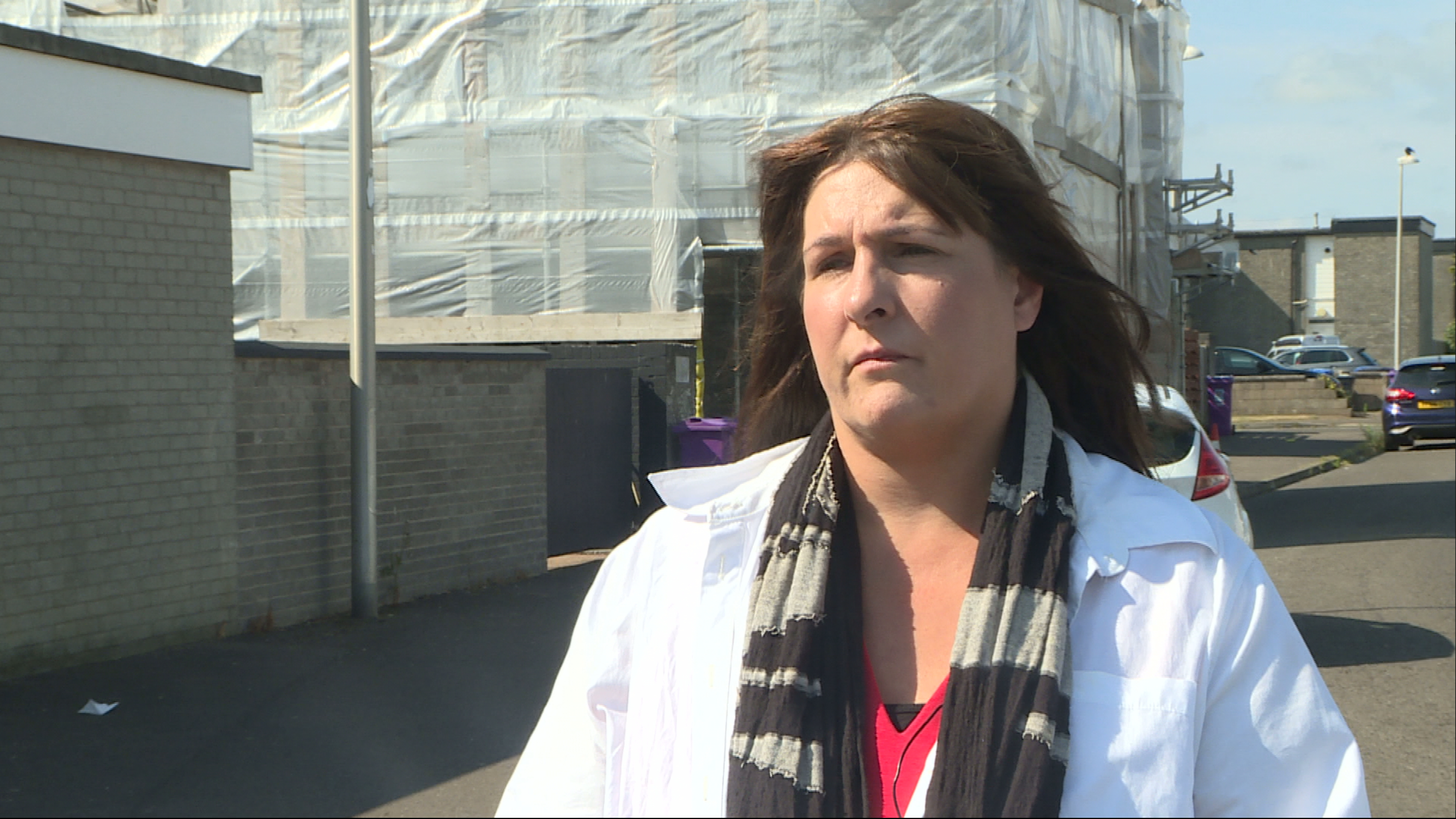 RAAC campaigner Yvette Hoskins in Monifeith, Angus