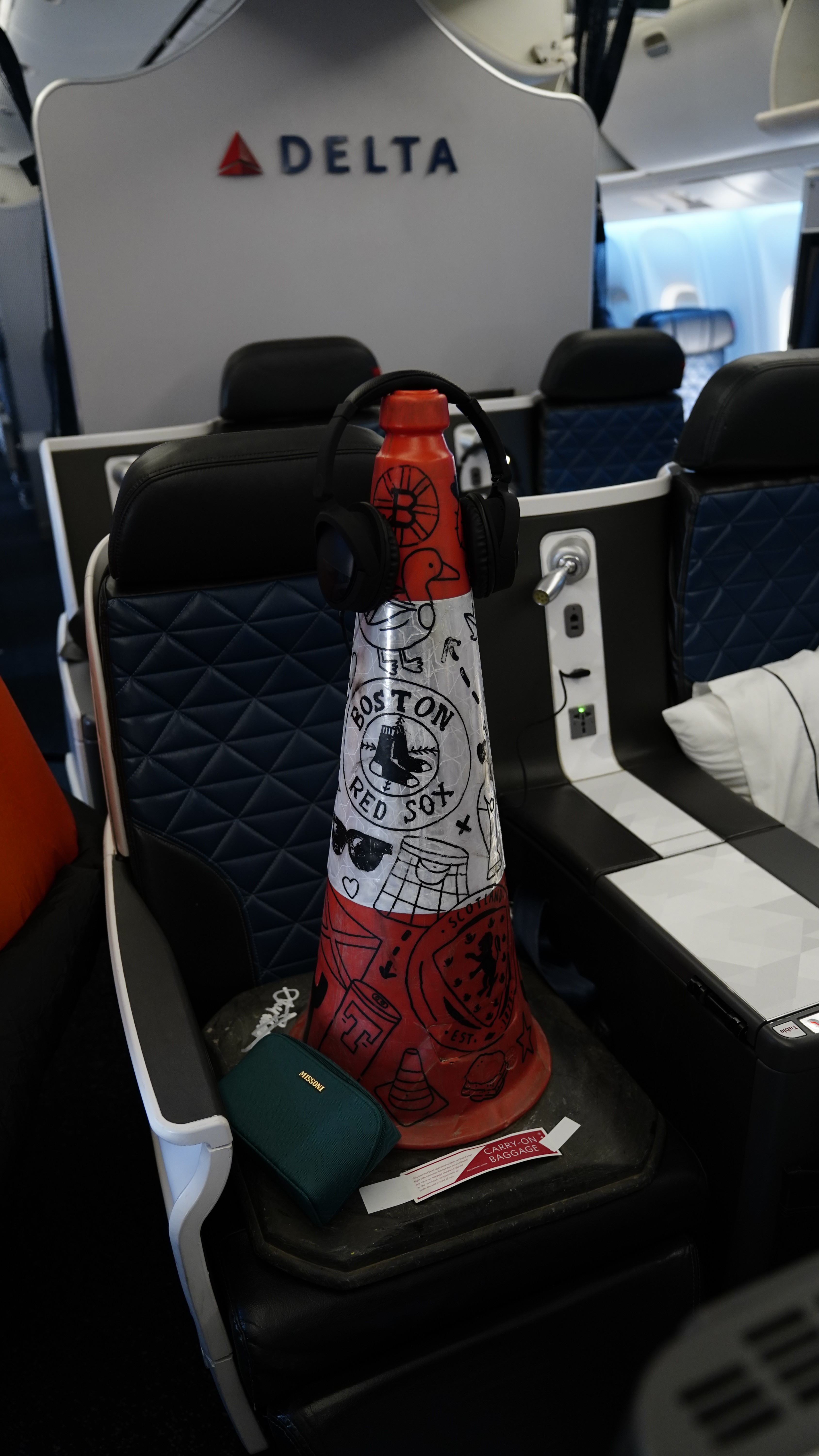 The cone travelled first class