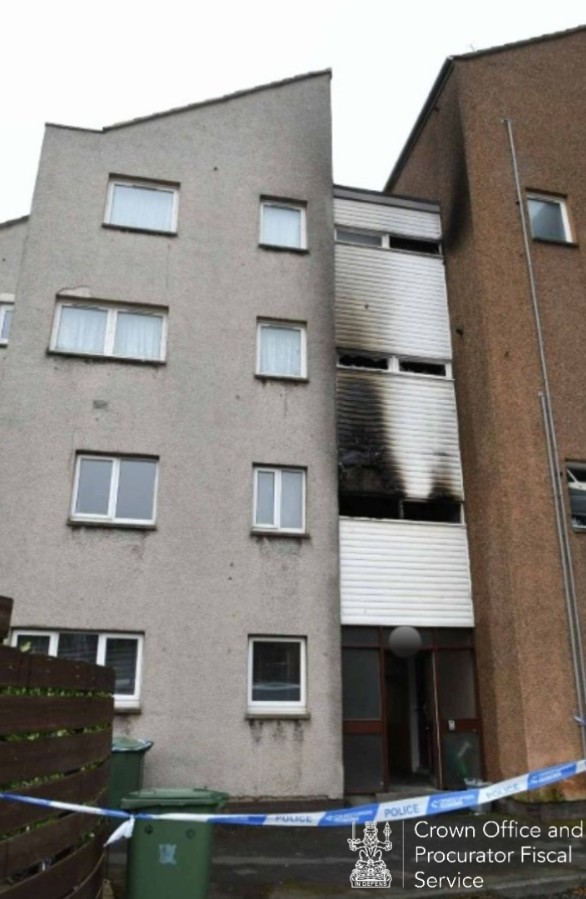 Craig Higgs set fire to a barbecue, a bag of coals and other items in the communal stairwell of a property in Musselburgh
