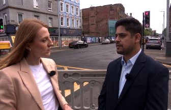 Delivery driver struck by traffic cone during anti-immigration protests ‘does not feel safe’ in Glasgow