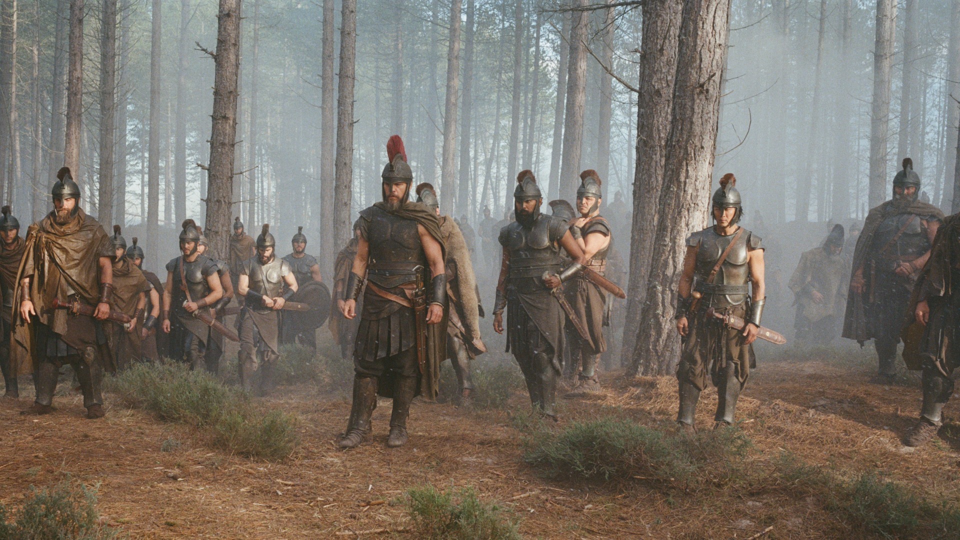 The Odyssey filming in Culbin Forrest
