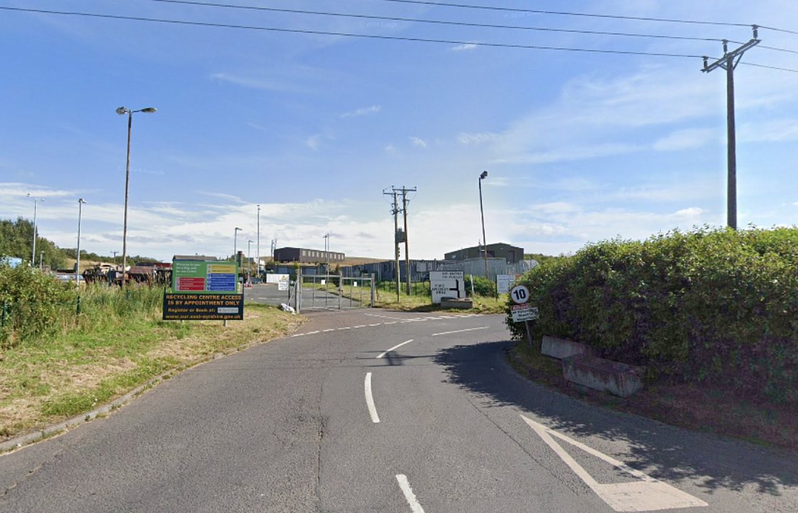 Fire breaks out at East Ayrshire recycling centre as public urged to avoid area