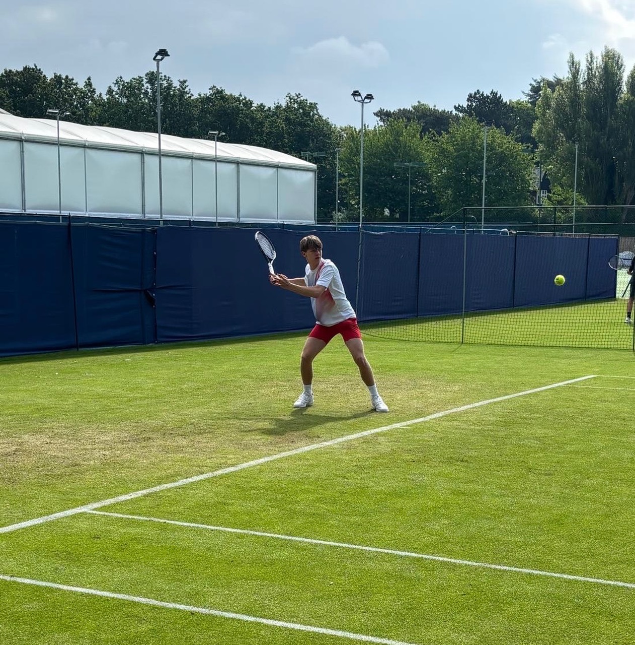 Dominik Czopek, 15, is a promising young tennis player from Dumfries.