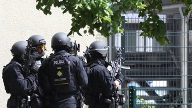Teenage boy arrested after two girls wounded at school in Germany