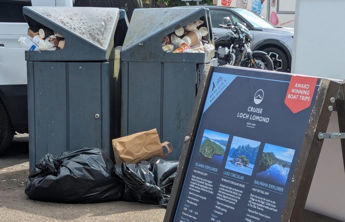 ‘Disgraceful state’: Row over litter management at Luss continues