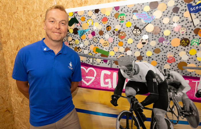 Olympic and Commonwealth cycling champion Chris Hoy