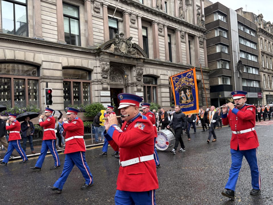 Thousands march through Glasgow for annual Orange parade