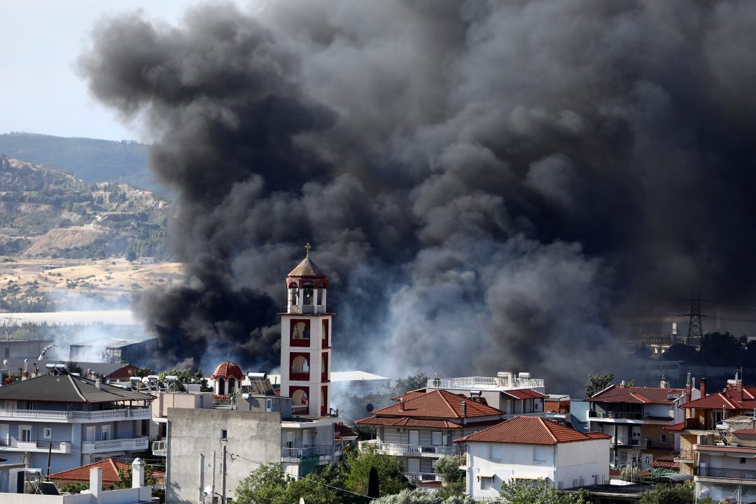 Hundreds of firefighters deployed to battle wildfires in Portugal and Greece