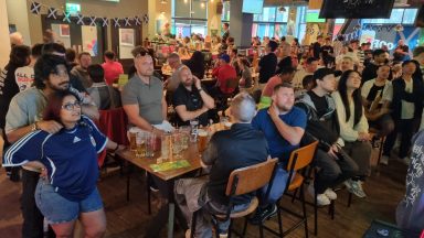 Delight as Scotland fans in Glasgow watch Argentina beat England