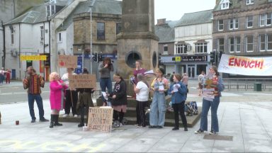 Protest held over decision to allow rapist taxi driver to keep operator’s licence in Inverness