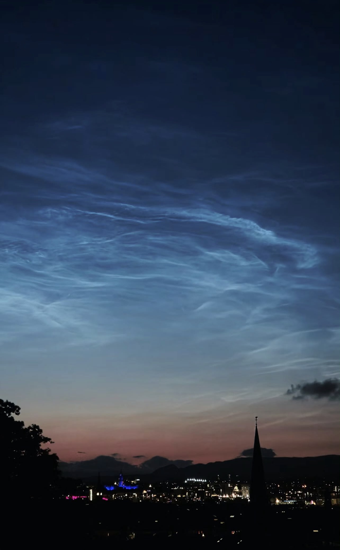 The clouds pictured in Glasgow by Scott Ramsay