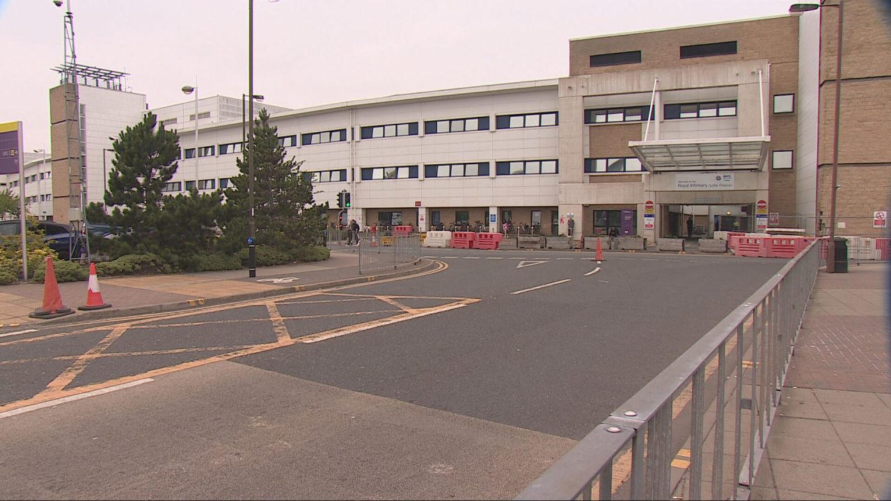 Elderly woman dies days after being hit by car outside Edinburgh hospital
