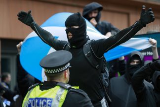 Police Scotland chief superintendent warns Nazi salutes will lead to arrests