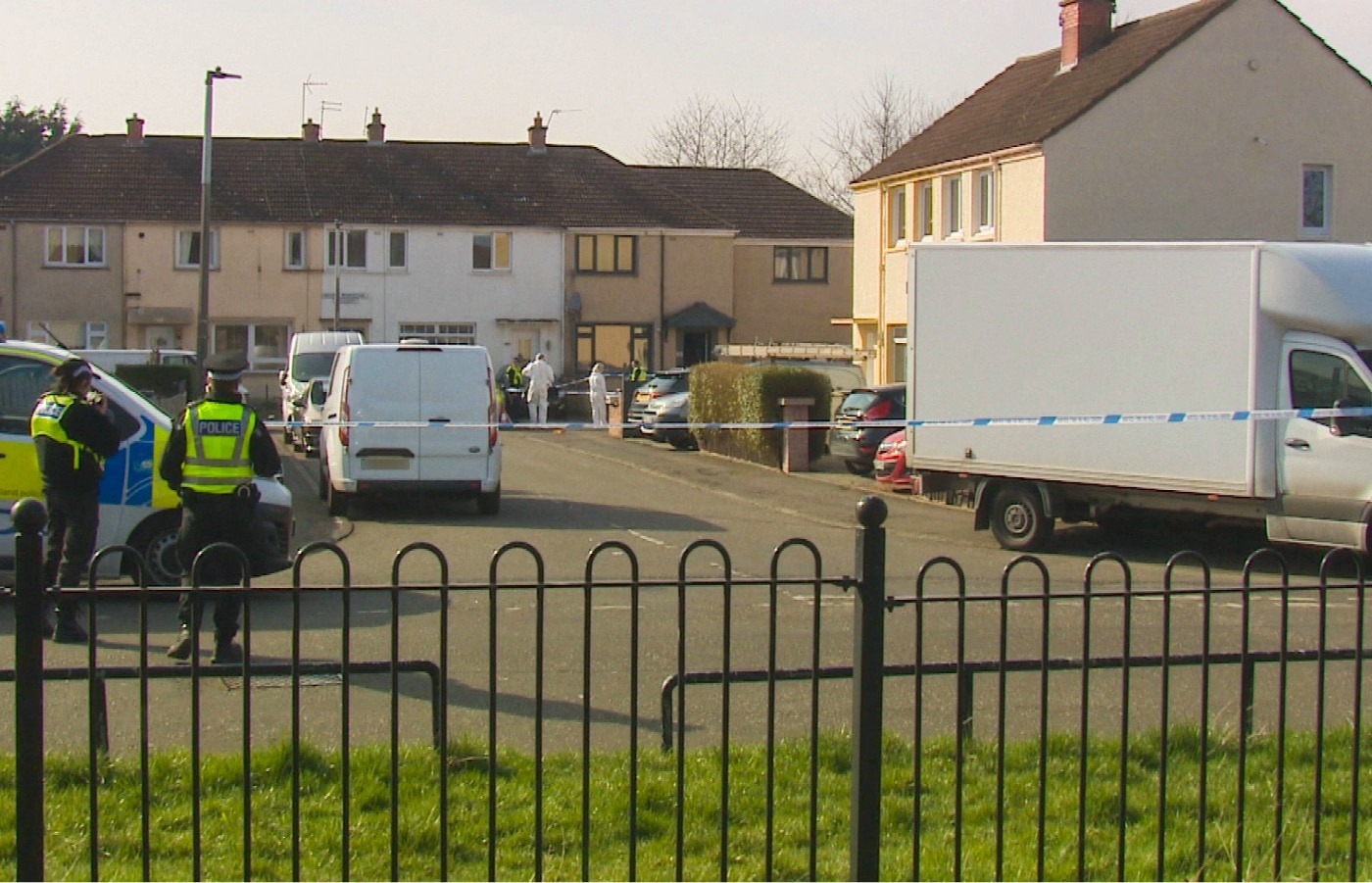 A home was shot at on Niddrie Marcshial Crescent in Edinburgh