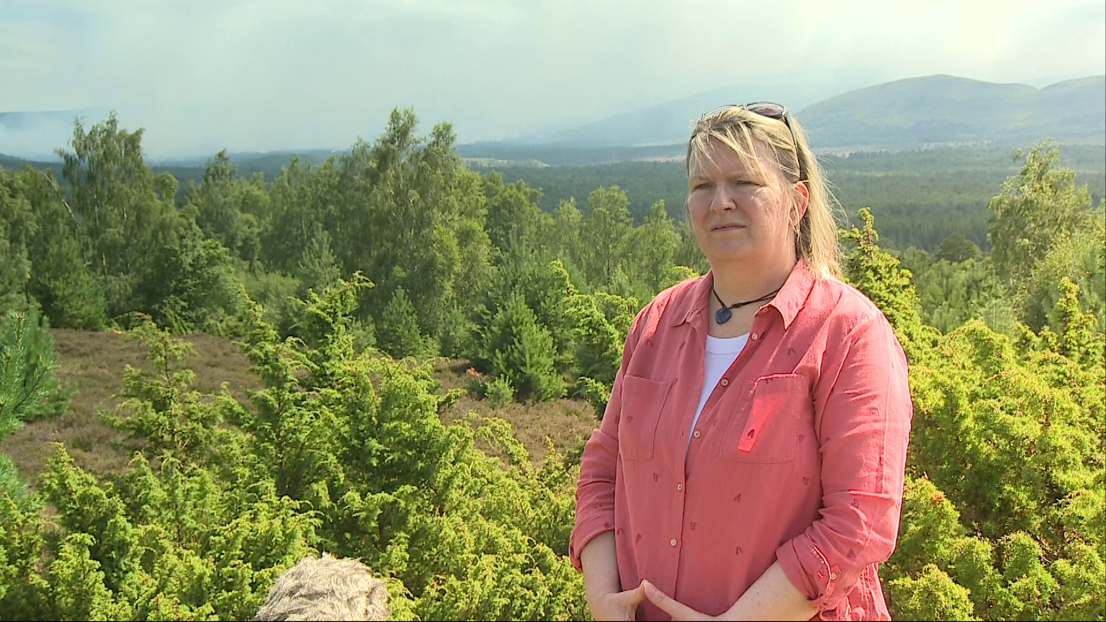 Campaigner Laura Hansler criticised government's response to the wildfire