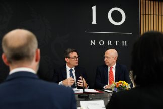 Andy Burnham says he wants to ‘get Britain hoping again’ as he opens No 10 North