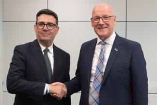 Burnham meets Swinney for first time as Prime Minister