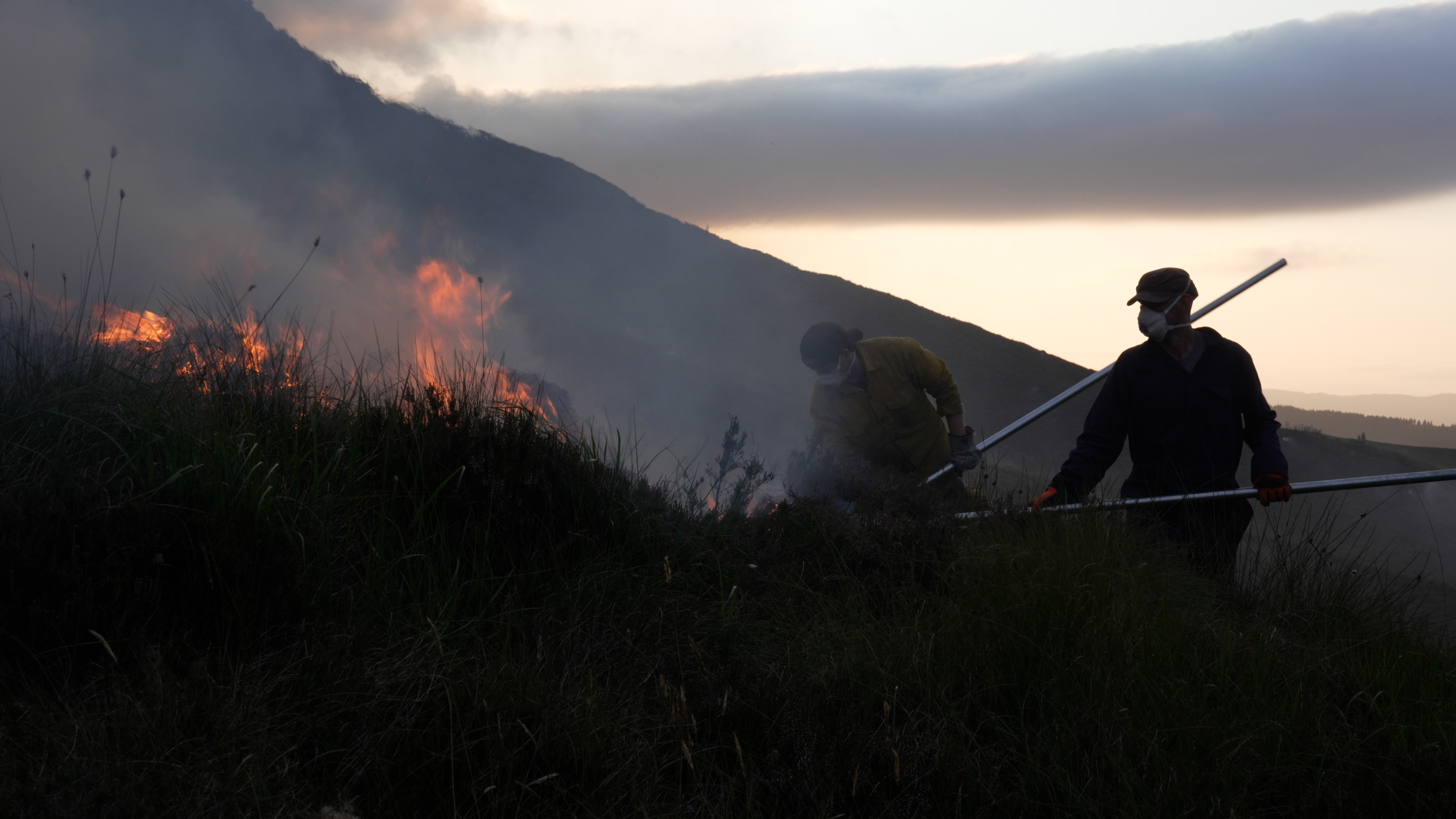 Firefighting activity is still ongoing