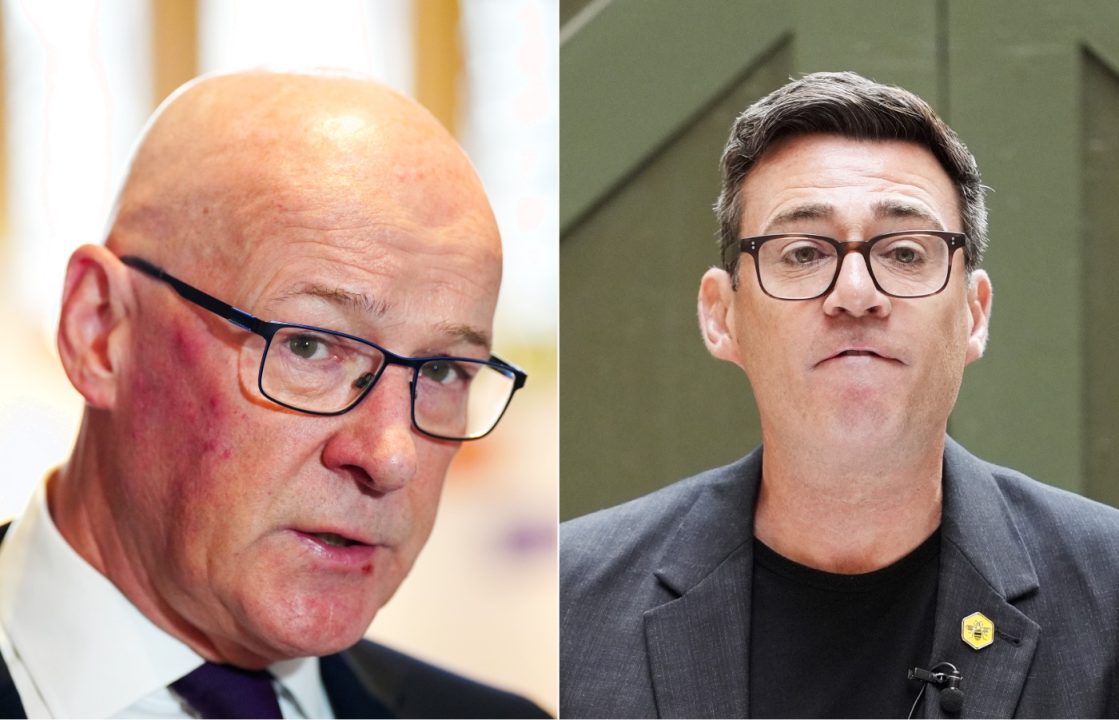 Swinney rejects Burnham’s claim Scots feel distant from Holyrood