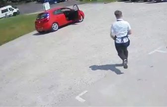 Highland teen cafe worker stops runaway car carrying elderly women