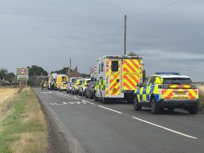 Road into Kingennie village in Angus closed amid major emergency response