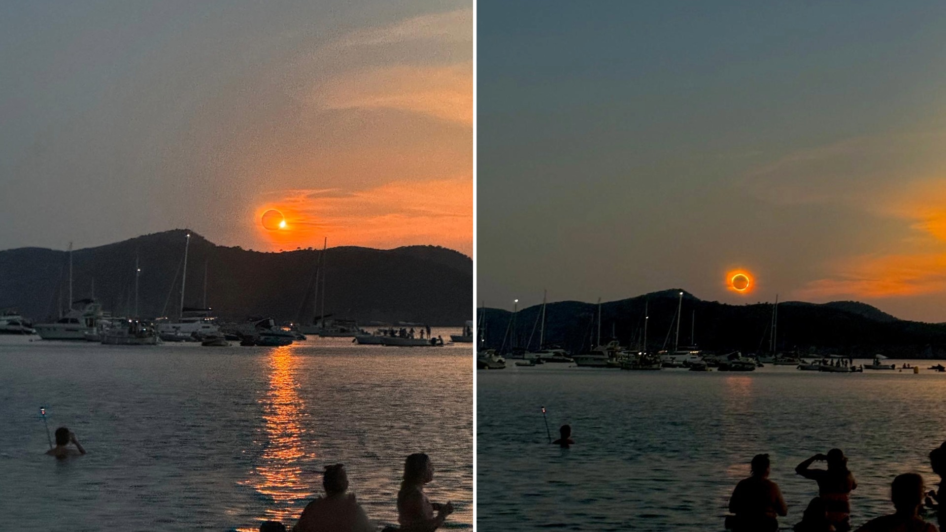 Sean Batty captures pics of the eclipse in Mallorca