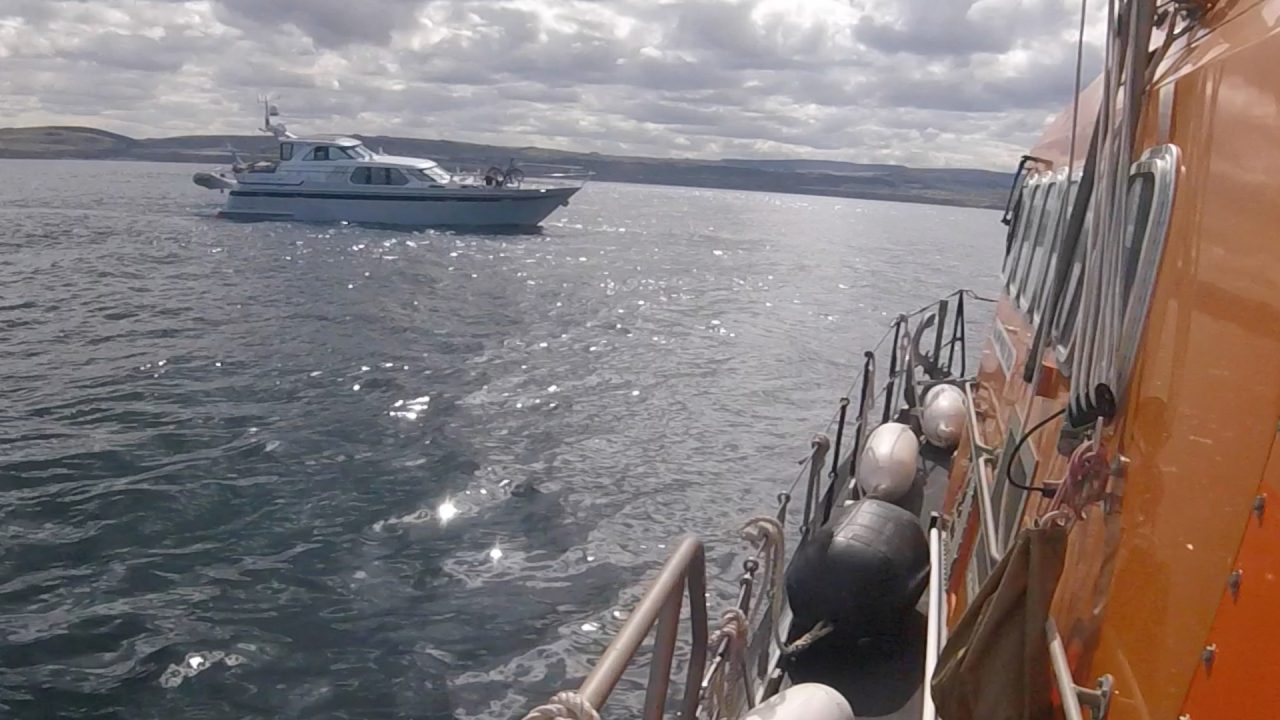 Family sailing around Britain rescued from yacht off Scots coast