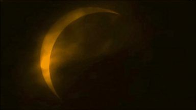 Solar eclipse in pictures as Scots catch glimpse of phenomenon