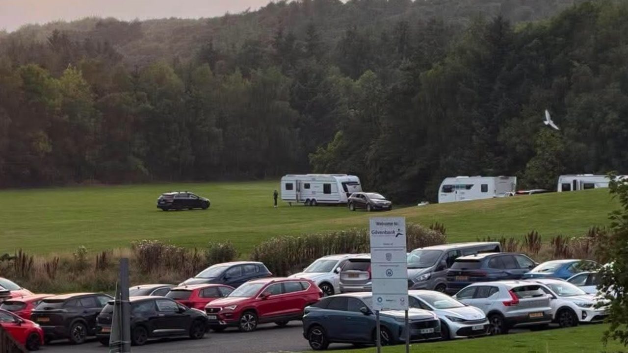 Fife children’s fun run cancelled after traveller camp set up at Glenrothes park