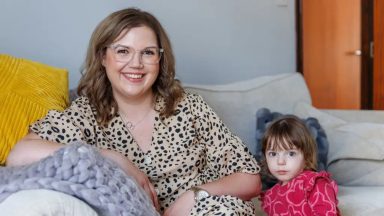 Scots girl, 2, with rare sun allergy can play at home with curtains open