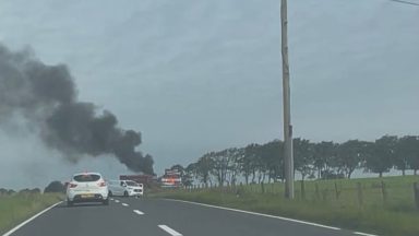 Driver dies following one-car crash during rush hour near East Kilbride