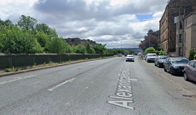 Two men charged after police chase car that failed to stop in Dennistoun