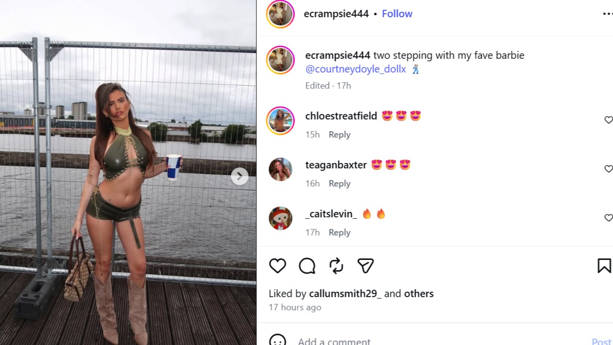 This was her first post on Instagram since her sentencing