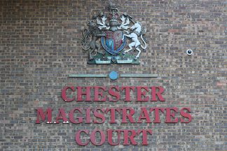 Eight Scots charged following disturbance at  Cheshire address