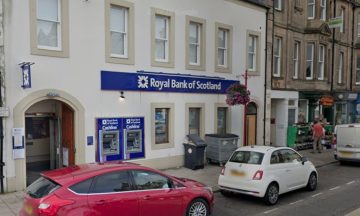 Cash machines ripped from wall after stolen telehandler rams into Peebles bank