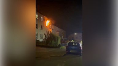 Fire crews battle Aberdeen flat blaze into early hours