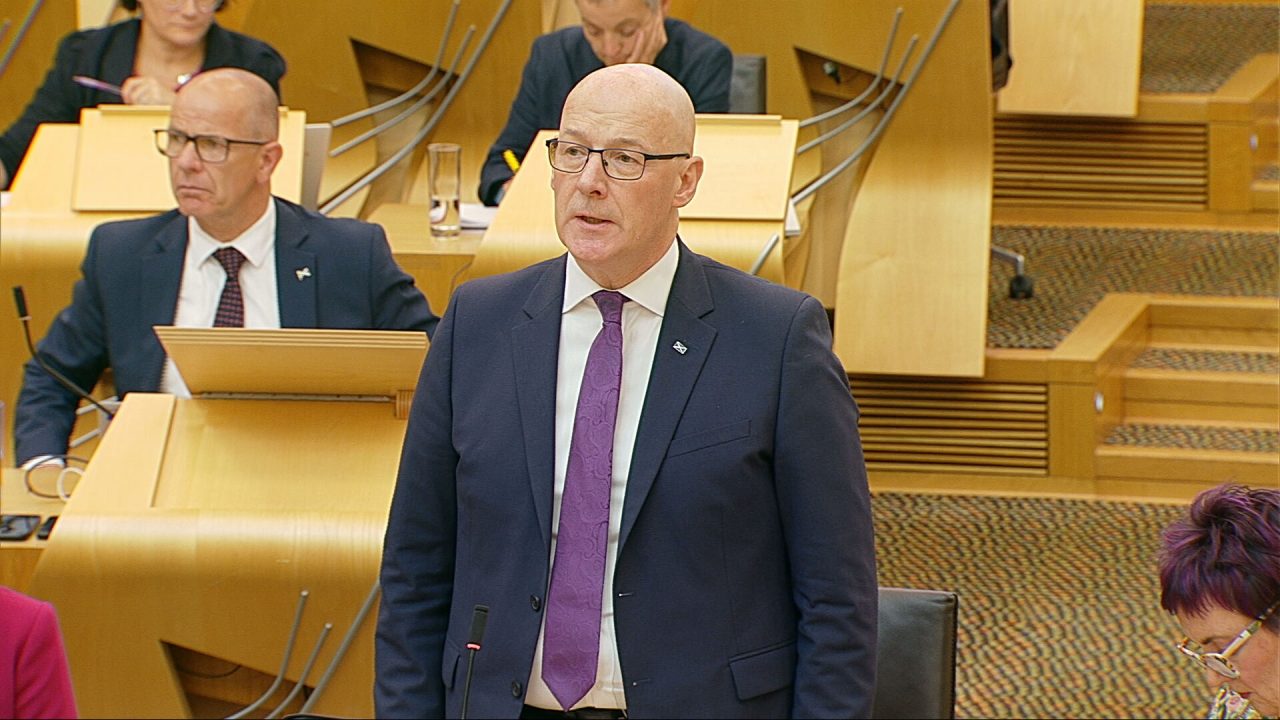 Swinney calls on MSPs to unanimously back Scotland’s ‘right to decide’