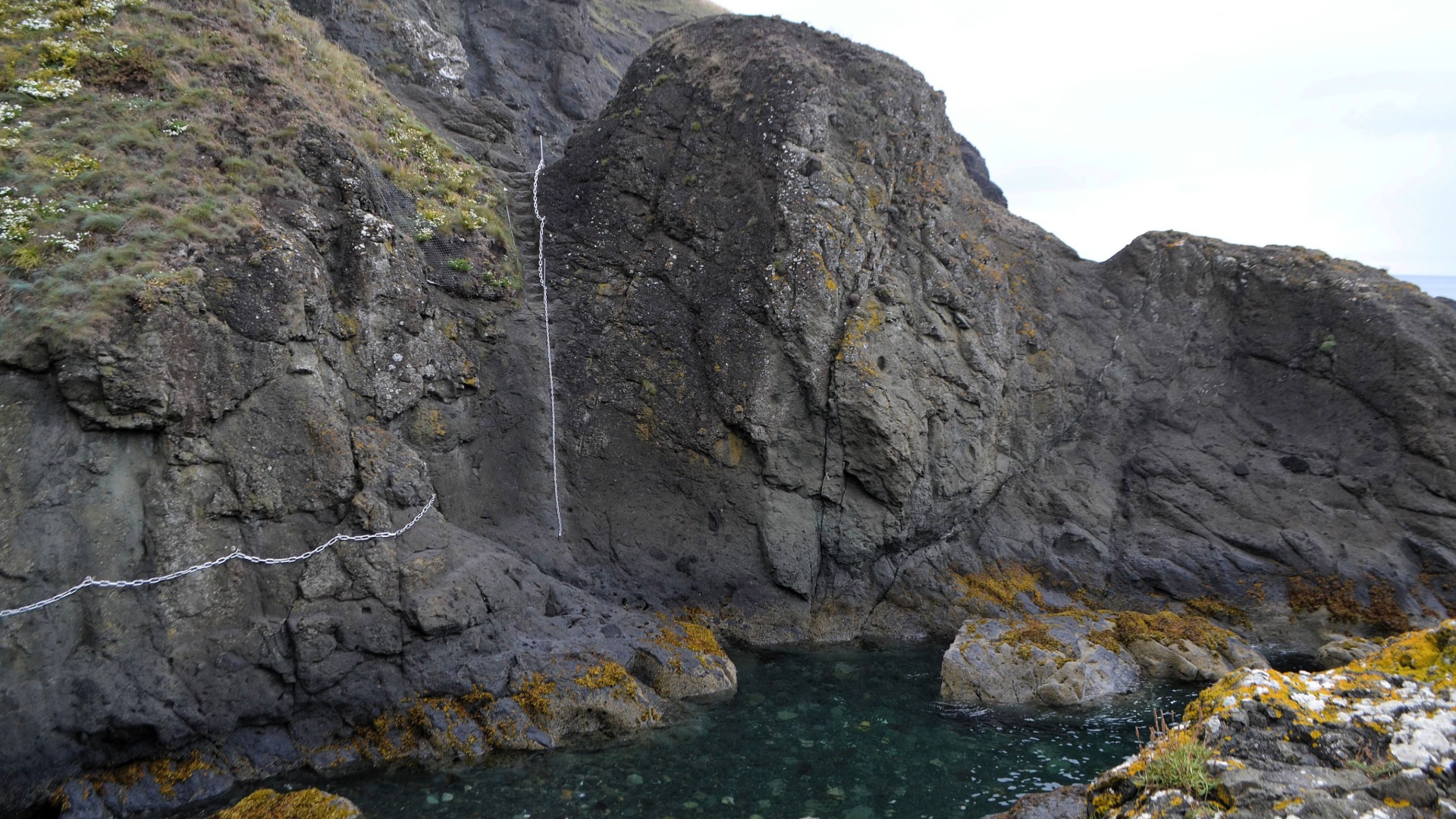 The Elie Chain Walk is a notoriously tricky route.