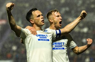 Lawrence Shankland delivered ‘proper captain’s performance’, says Derek McInnes