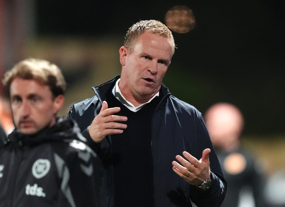 Wouter Vrancken accepts Hearts were poor in defeat at Falkirk
