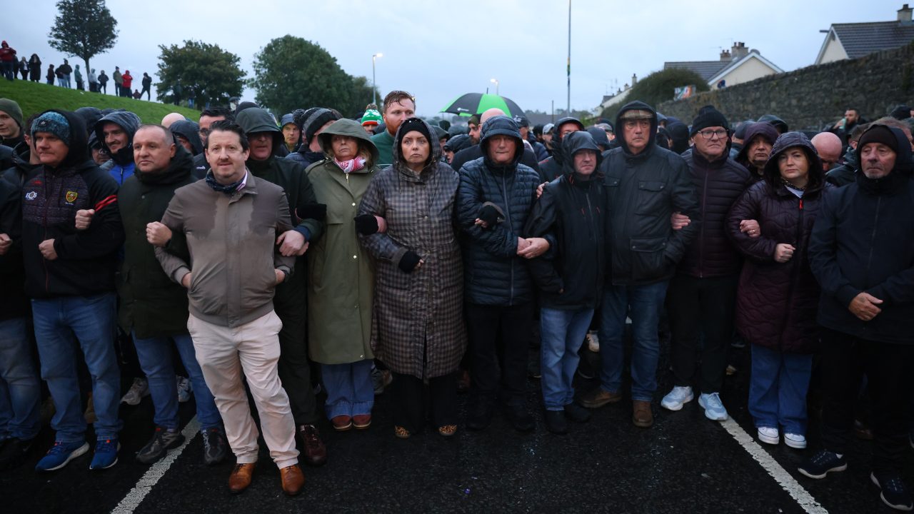 Garvaghy Road blocked by protesters of Orange Order parade amid calls for calm