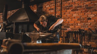 Blacksmithing returns to Scots village for first time in 150 years