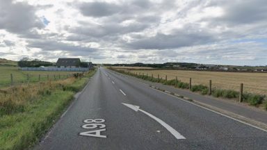 Motorcyclist and passenger taken to hospital after crash with deer in Aberdeenshire