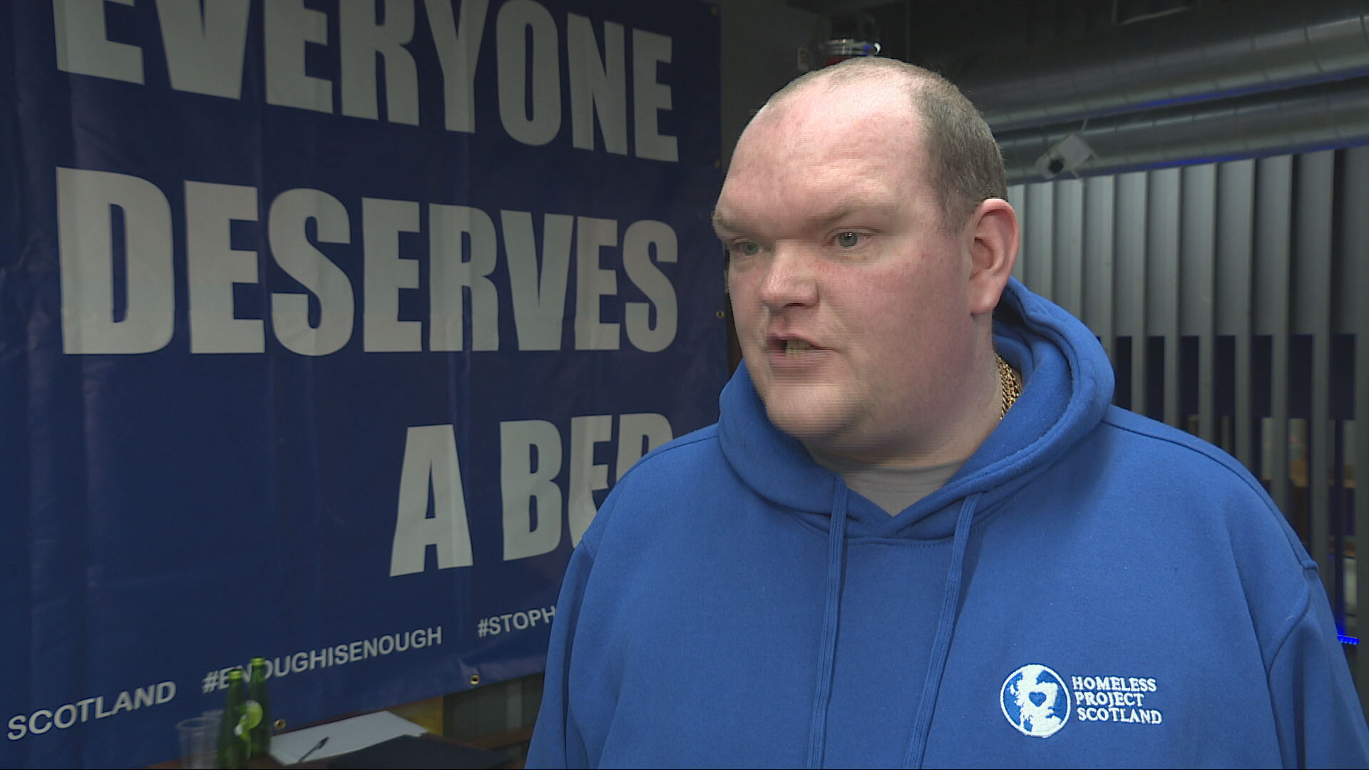 Colin McInnes vowed to fight the decision that would mean closing the night shelter.