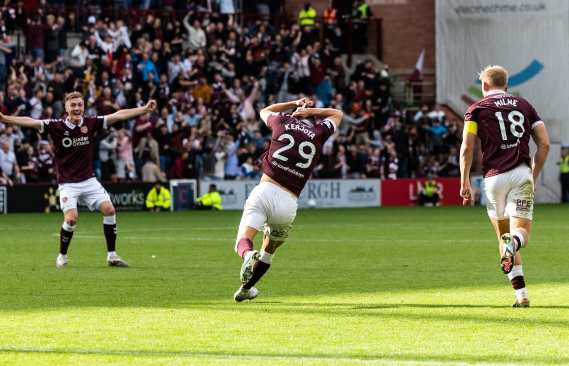 Sabah Kerjota’s stoppage-time strike snatches Hearts victory against Dundee