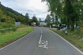 Road closed in both directions in Inverness after crash as drivers taken to hospital