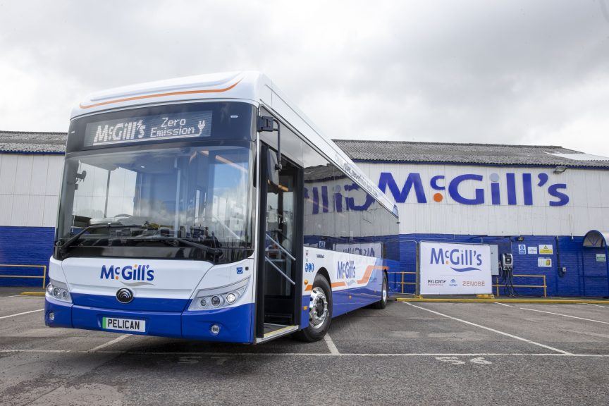 Bus driver taken to hospital after vehicle crashes off road in Paisley