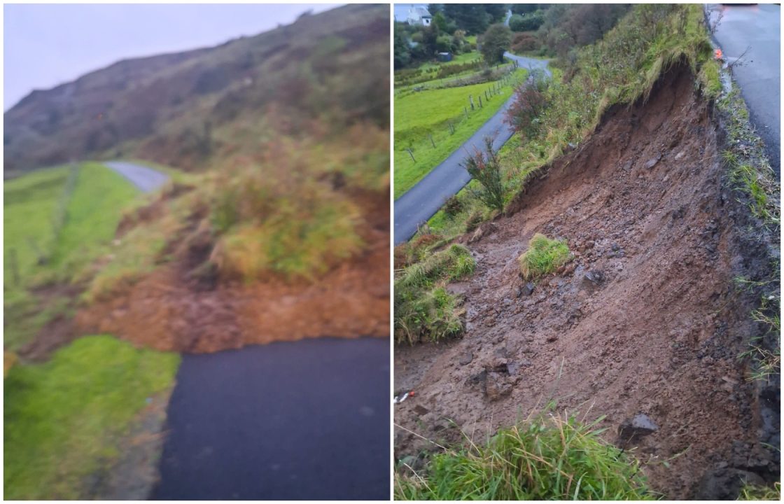 Road to remain closed over weekend near Uig after landslide on A855